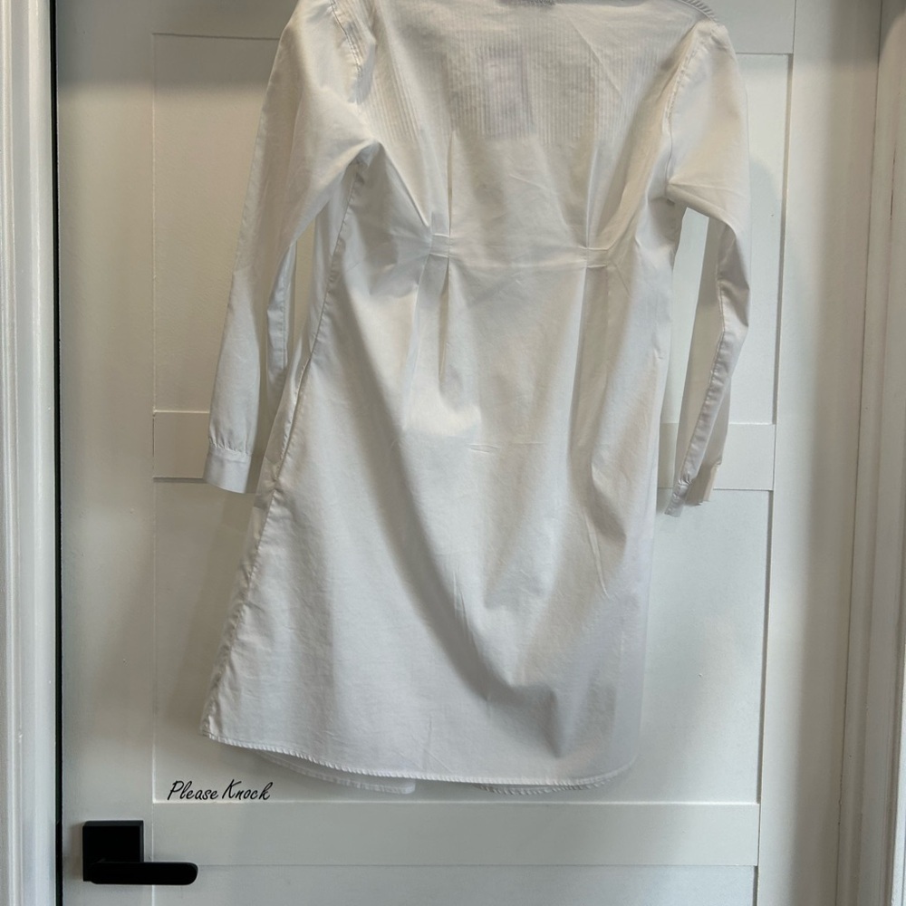 Cotelac White V-Neck shirt Dress size XS - Picture 3 of 3